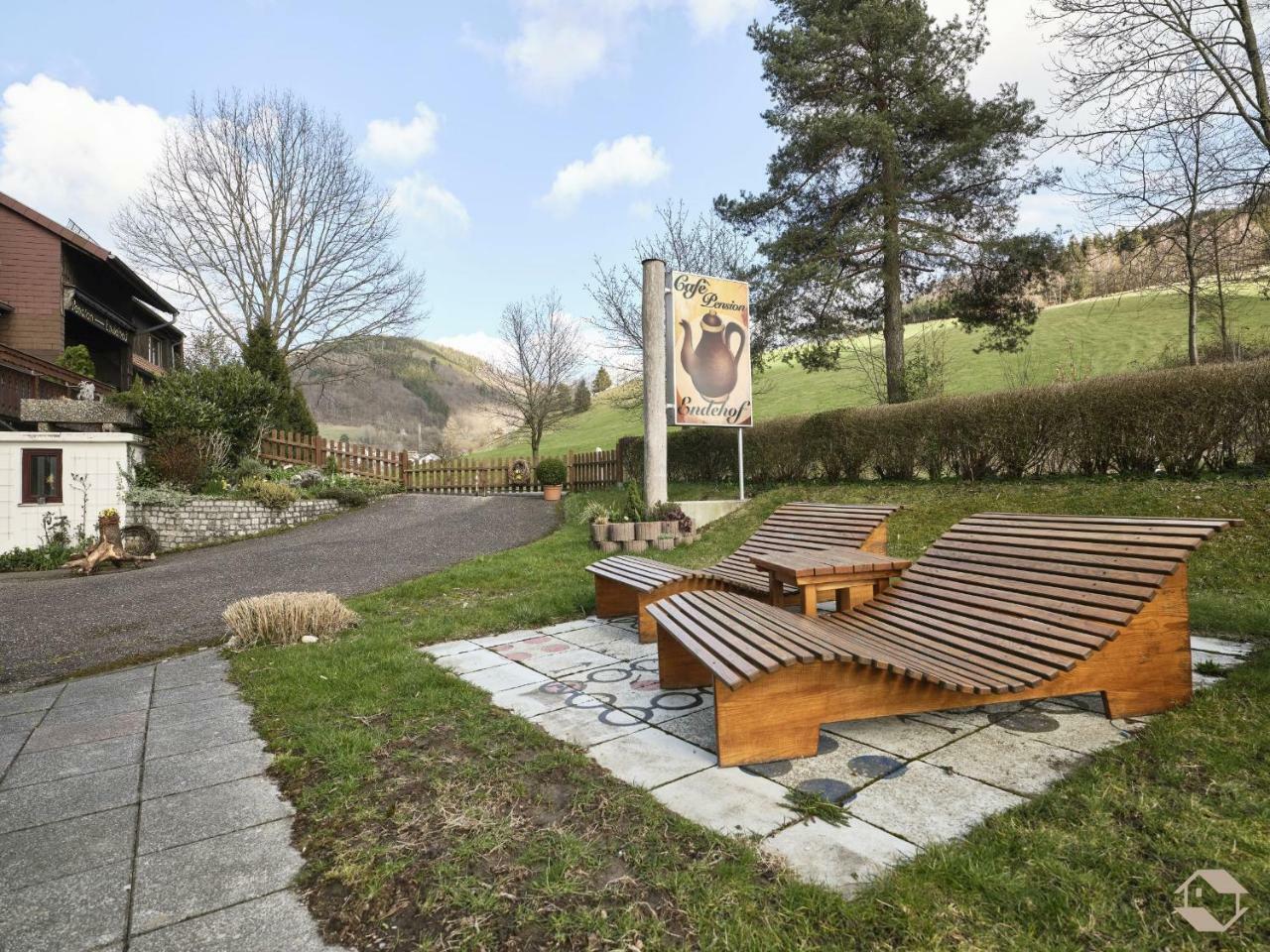 Cafe-Pension Endehof Oberprechtal Exterior foto